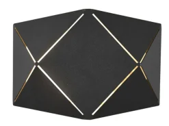 TRIO LED Wandleuchte ZANDOR 18 cm schwarz