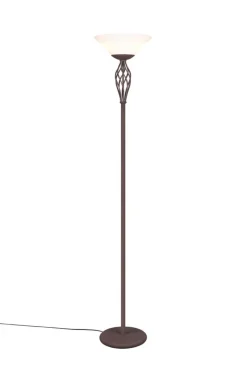 TRIO Retrofit Deckenfluter RUSTICA rostfarbig