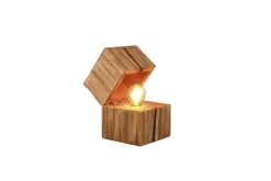 TRIO Retrofit LED Tischlampe TREASURE 12 x 12 cm naturfarbig