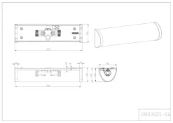 TRIO Retrofit LED Wandlampe XAVI 30 cm chromfarbig