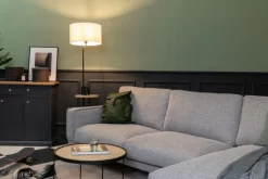 TRIO Retrofit Stehlampe CLAAS mit Tisch und USB