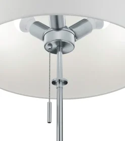 TRIO Retrofit Stehlampe LYON nickelfarbig