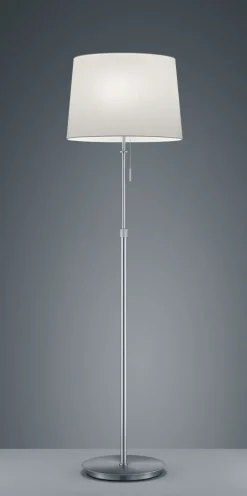 TRIO Retrofit Stehlampe LYON nickelfarbig