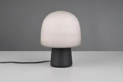 TRIO Retrofit Tischlampe STEEN 27 cm schwarz