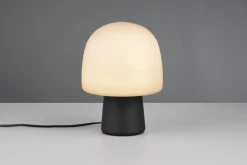 TRIO Retrofit Tischlampe STEEN 27 cm schwarz