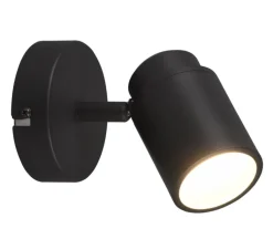 TRIO Retrofit Wandlampe ANGELO Spot schwarz