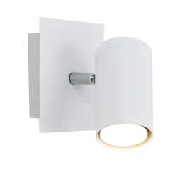 TRIO Retrofit Wandleuchte mit 1 Spot MARLEY weiß
