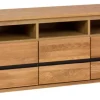 QUARTIER TV-Kommode LOLA 163 x 53 cm Eiche teilmassiv
