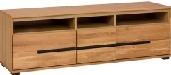 QUARTIER TV-Kommode LOLA 163 x 53 cm Eiche teilmassiv