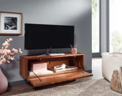 TV-Lowboard 92 x 44 cm Sheesham massiv