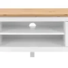TV-Lowboard BERGEN 160 x 45 cm weiß/Artisan Oak