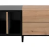 TV-Lowboard NOLA 195 x 48 cm Artisan Oak/ schwarz