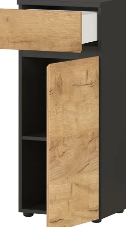 Unterschrank MAYOR Graphit/ Navarra Eiche
