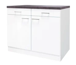 QUARTIER Unterschrank PETE weiß ca. 100 cm