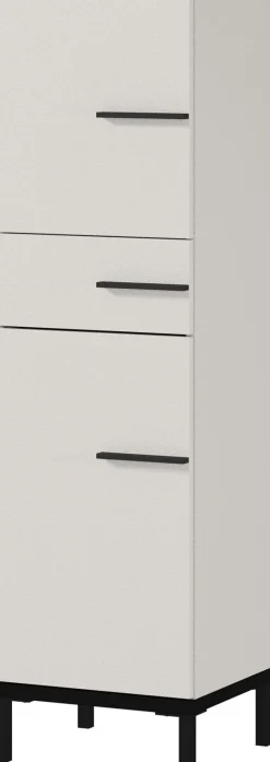 Unterschrank YONKERS 34 x 123 cm Kaschmir/ Nussbaum