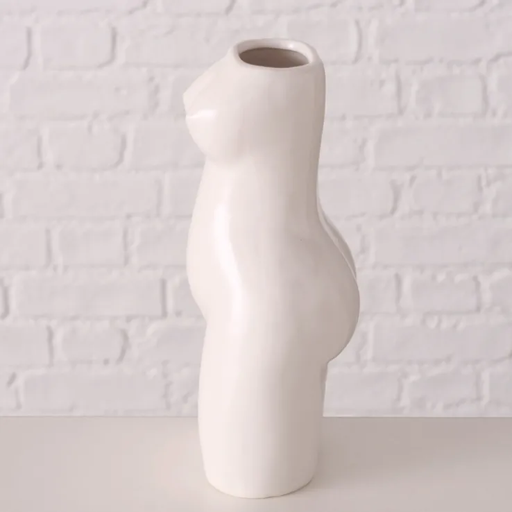 Vase AURICE 17 cm weiß