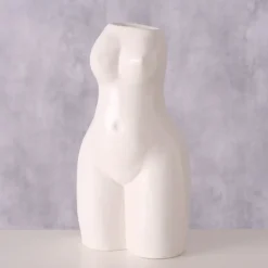 Vase AURICE 17 cm weiß