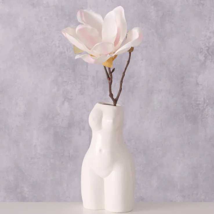 Vase AURICE 17 cm weiß