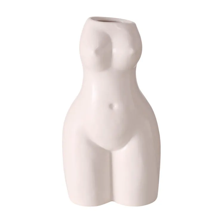 Vase AURICE 17 cm weiß