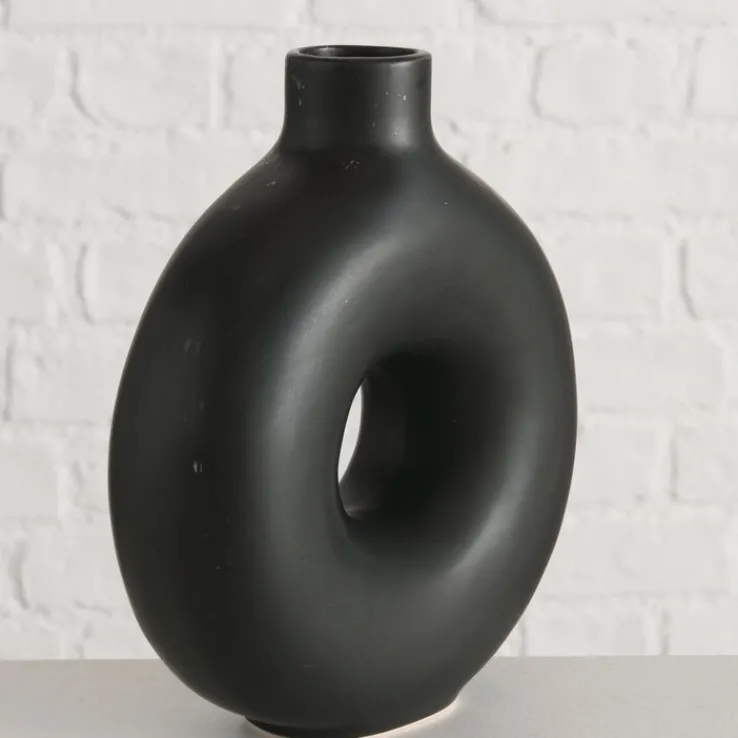 Vase LANYO 20 cm schwarz