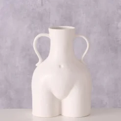 Vase MARYLA 22 cm weiß