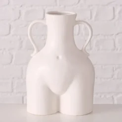 Vase MARYLA 22 cm weiß