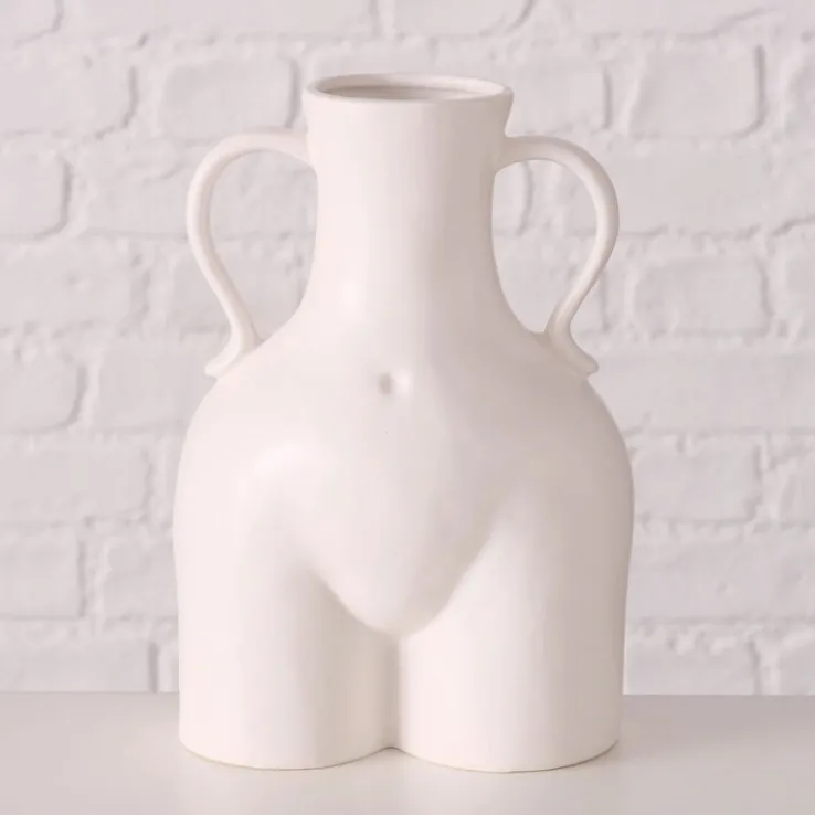 Vase MARYLA 22 cm weiß