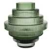 Vase STAIRS 17,5 cm grün