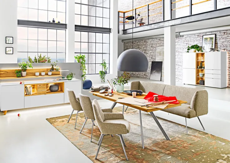 VENJAKOB Esstisch FIN 190 x 100 cm Eiche rustico