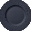 Villeroy & Boch Frühstücksteller MANUFACTURE ROCK 22,5 cm Porzellan grau/schwarz