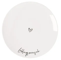 Villeroy & Boch Frühstücksteller STATEMENT LIEBLINGSMENSCH 21 cm Porzellan weiß
