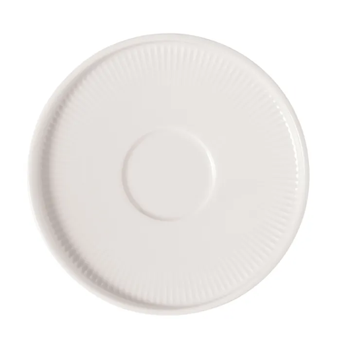 Villeroy & Boch Kaffee-Untertasse AFINA Porzellan weiß