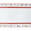Villeroy & Boch Kuchenplatte TOY's DELIGHT 15 x 38 cm weiß /rot /grün