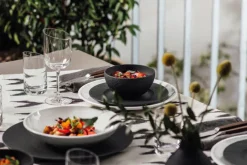 Villeroy & Boch Teller flach /Pizzateller Ø 32 cm MANUFACTURE ROCK Schwarzgrau