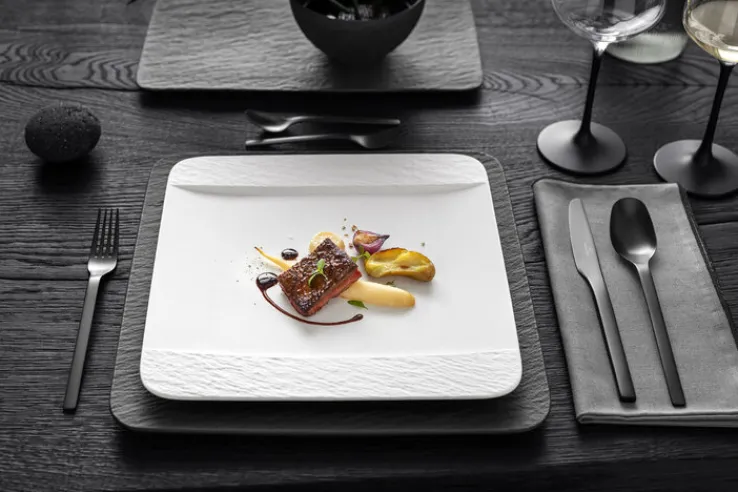 Villeroy & Boch Teller MANUFACTURE ROCK BLANC weiß