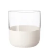 Villeroy & Boch Whiskyglas MANUFACTURE ROCK BLANC 4er Set weiß matt