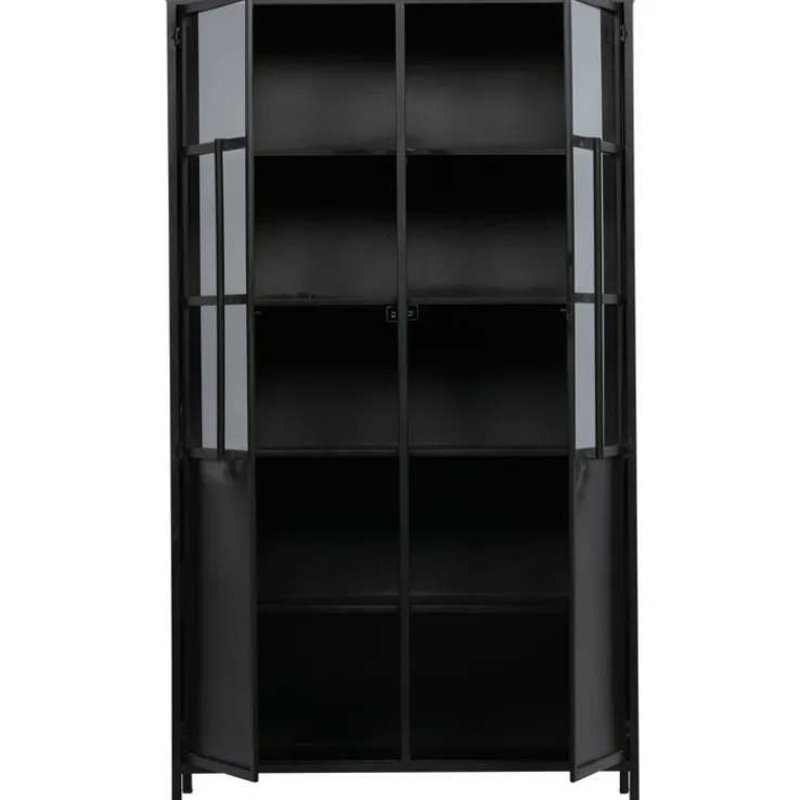 Vitrine EXHIBIT 90 x 170 cm schwarz