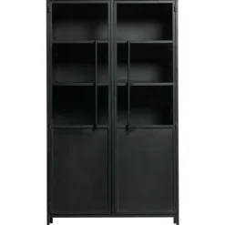 Vitrine EXHIBIT 90 x 170 cm schwarz