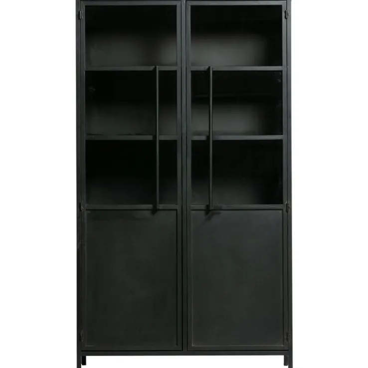 Vitrine EXHIBIT 90 x 170 cm schwarz