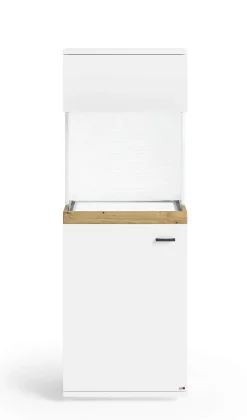 QUARTIER Vitrine LANCASTER I 50 x 146 cm Eiche Artisan