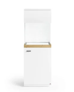 QUARTIER Vitrine LANCASTER II 50 x 146 cm Eiche Artisan