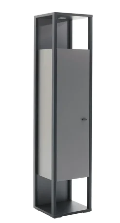 Vitrine LUXOR 40 x 178 cm Royal grau/ anthrazit