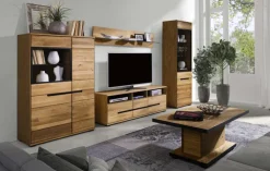 Vitrine MILO 103 x 147 cm Eiche teilmassiv