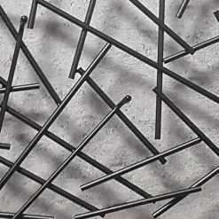 Wandgarderobe 100 x 40 x 5 cm Metall