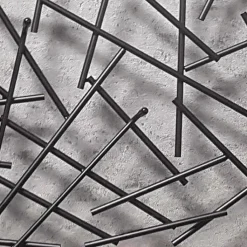 Wandgarderobe 100 x 40 x 5 cm Metall