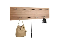 Wandgarderobe SAMANTHA 75x20 cm braun