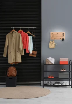 Wandgarderobe SAMANTHA 40x20 cm braun