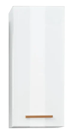 Wandschrank 30 x 70 x 20 cm in Weiß/Braun