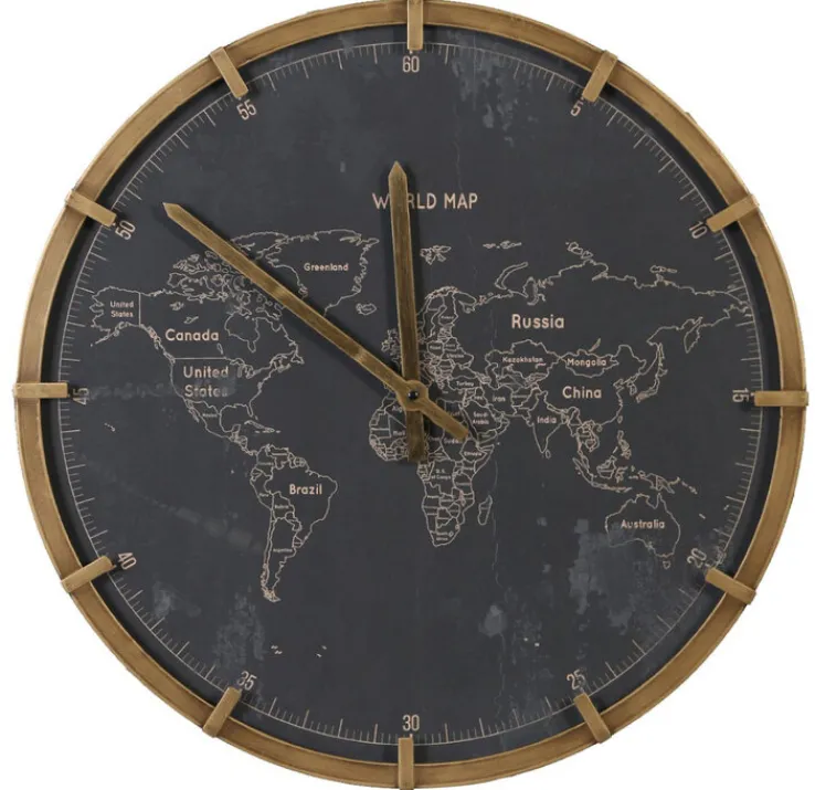 Wanduhr GLOBAL 58 cm