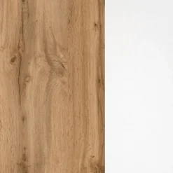 Waschbeckenunterschrank PARIS 60 x 53 cm Weiß/ Wotan Eiche